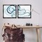 Stupell Industries Lively Organic Abstract Line Framed Floater Canvas Wall Art